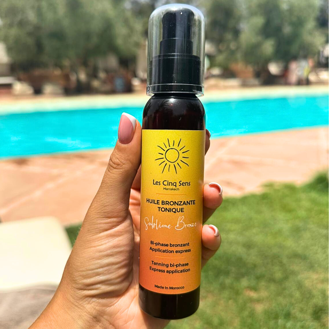 Huile Bronzante Naturelle – Bronzage Rapide & Sublime