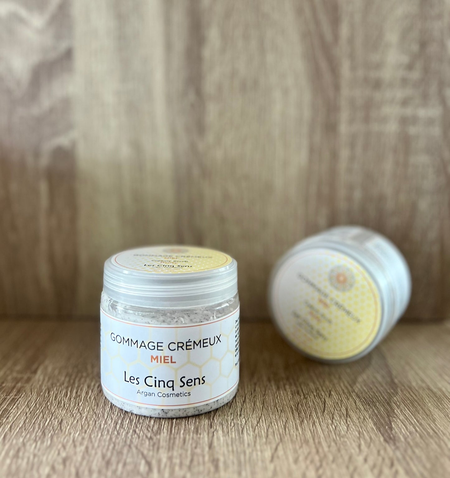Gommage Miel & Argan 200g – Exfoliation Douce & Hydratation Intense