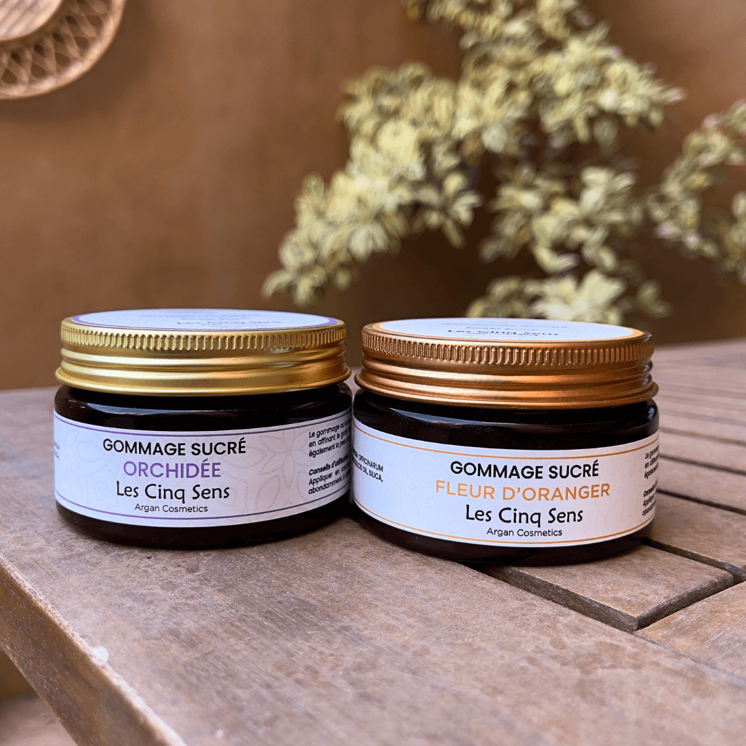 Gommage sucré Orchidée Naturel 100g | Peau Douce & Éclatante