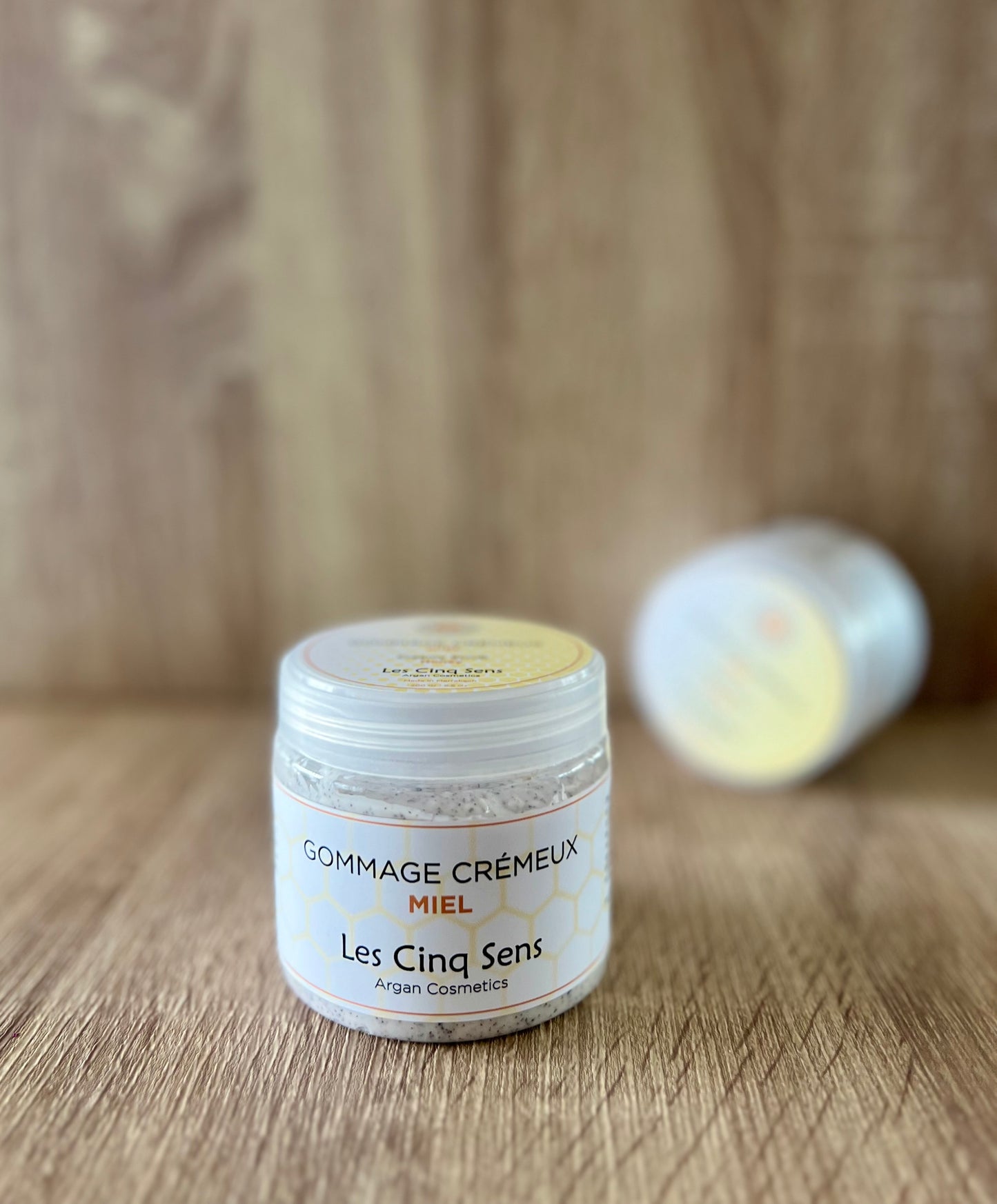 Gommage Miel & Argan 200g – Exfoliation Douce & Hydratation Intense