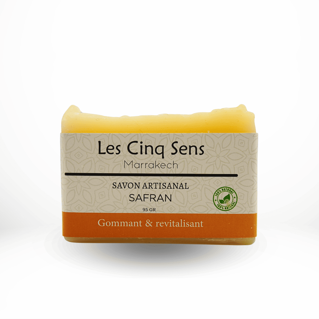 Savon Solide Safran 95g – Gommant & Revitalisant