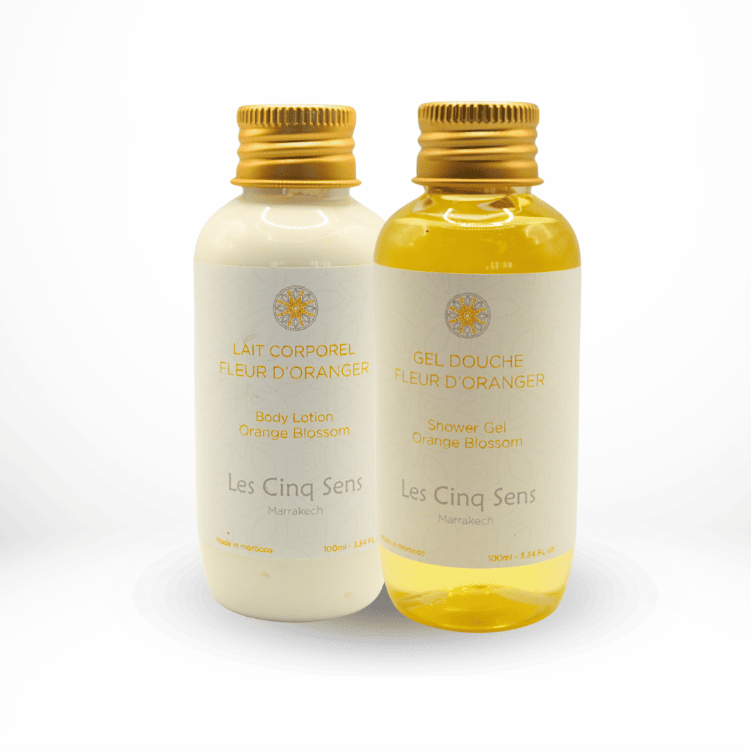 Pack Soin Corps Fleur d’Oranger – Lait Corporel et Gel Douche