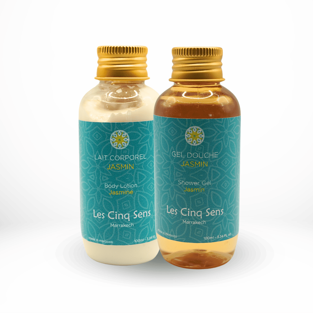 Pack Soin Corps Jasmin – Lait Corporel et Gel Douche