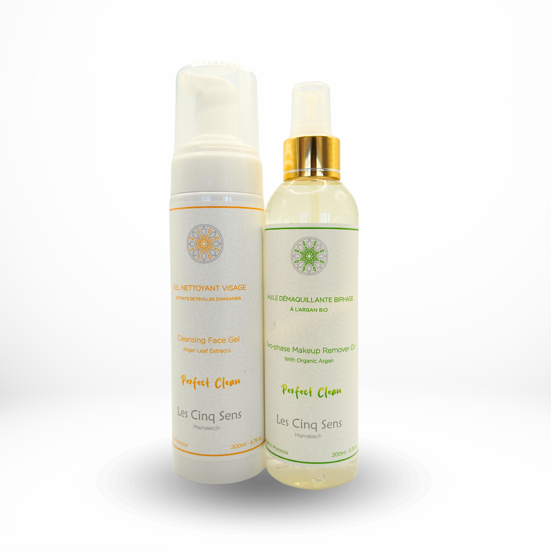 Duo Nettoyant & Démaquillant Bio – Soin Visage Naturel