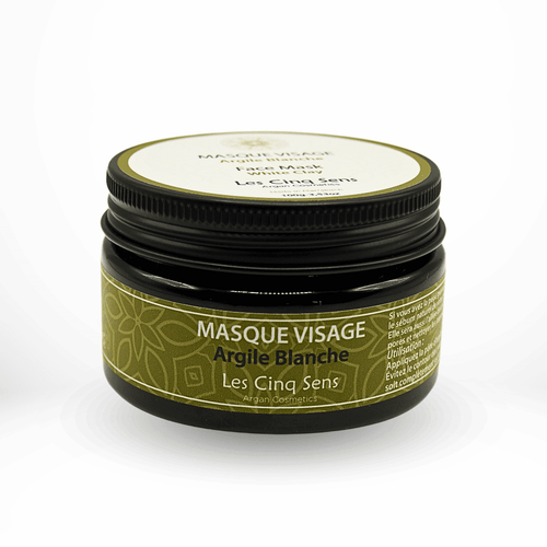 Masque Visage Argile Blanche 100ml – Apaisant & Éclat du Teint
