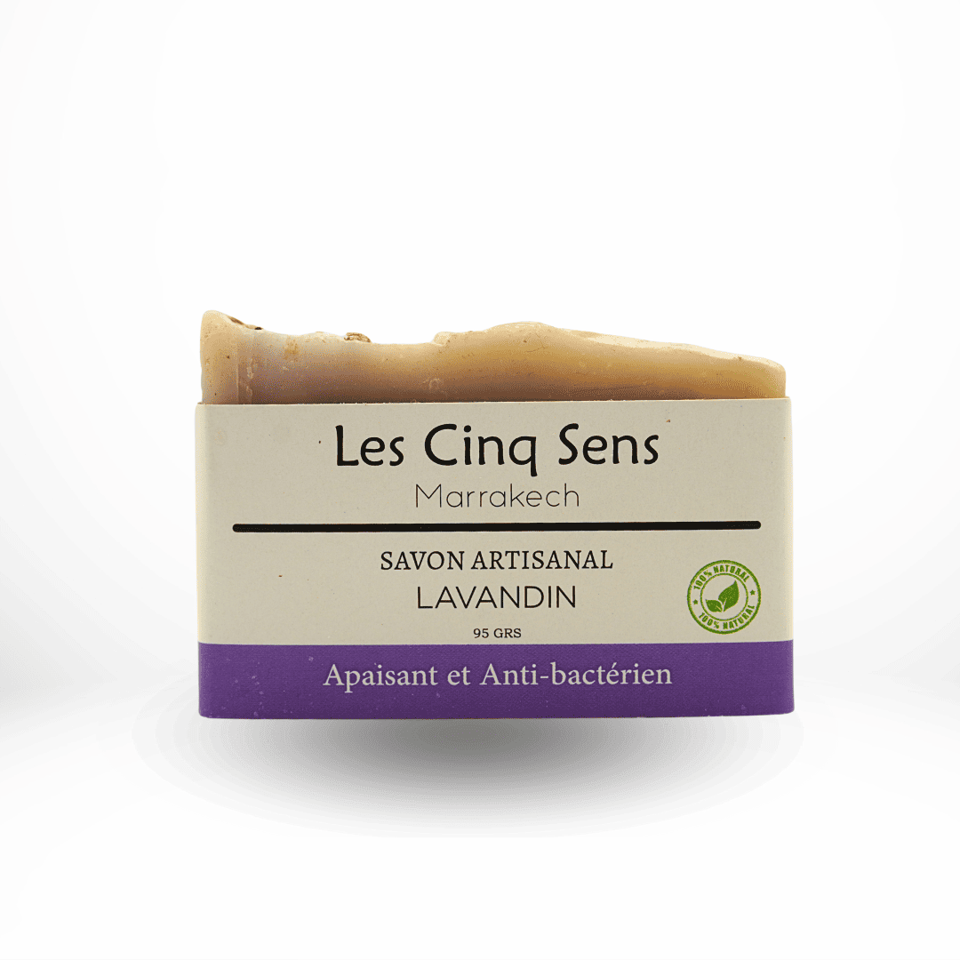 Savon Solide Lavandin 95g – Apaisant & Anti-bactérien