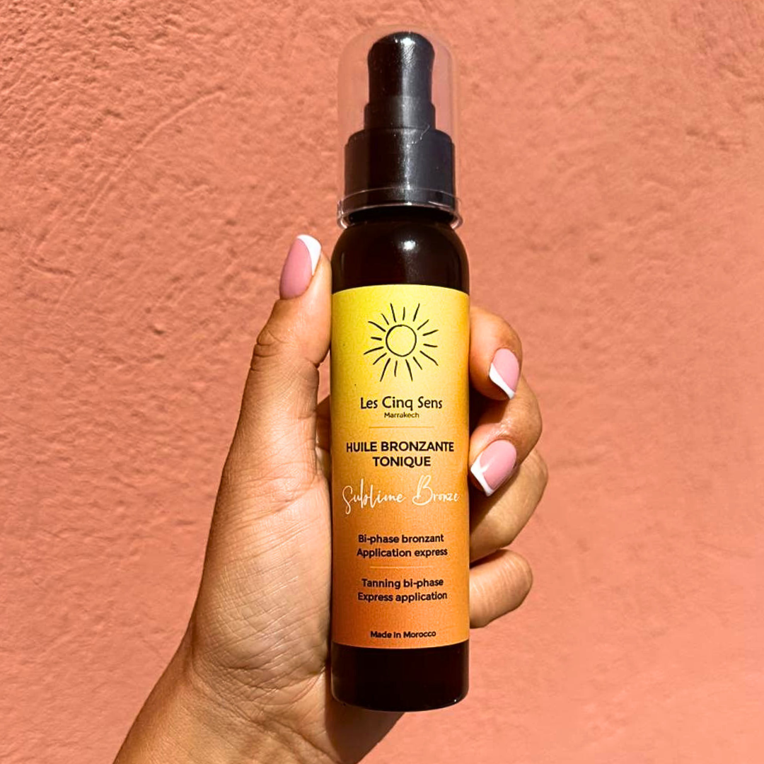 Huile Bronzante Naturelle – Bronzage Rapide & Sublime
