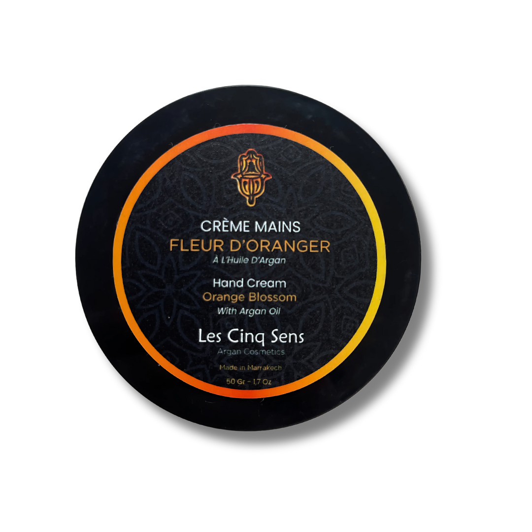 Crème Mains Fleur d’Oranger & Huile d'Argan 100ml | Hydratation & Douceur