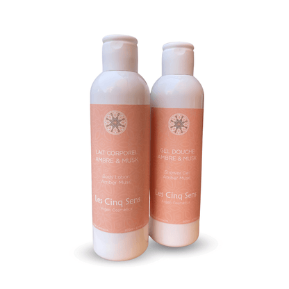 Pack Gel douche + Lait Ambre & Musc