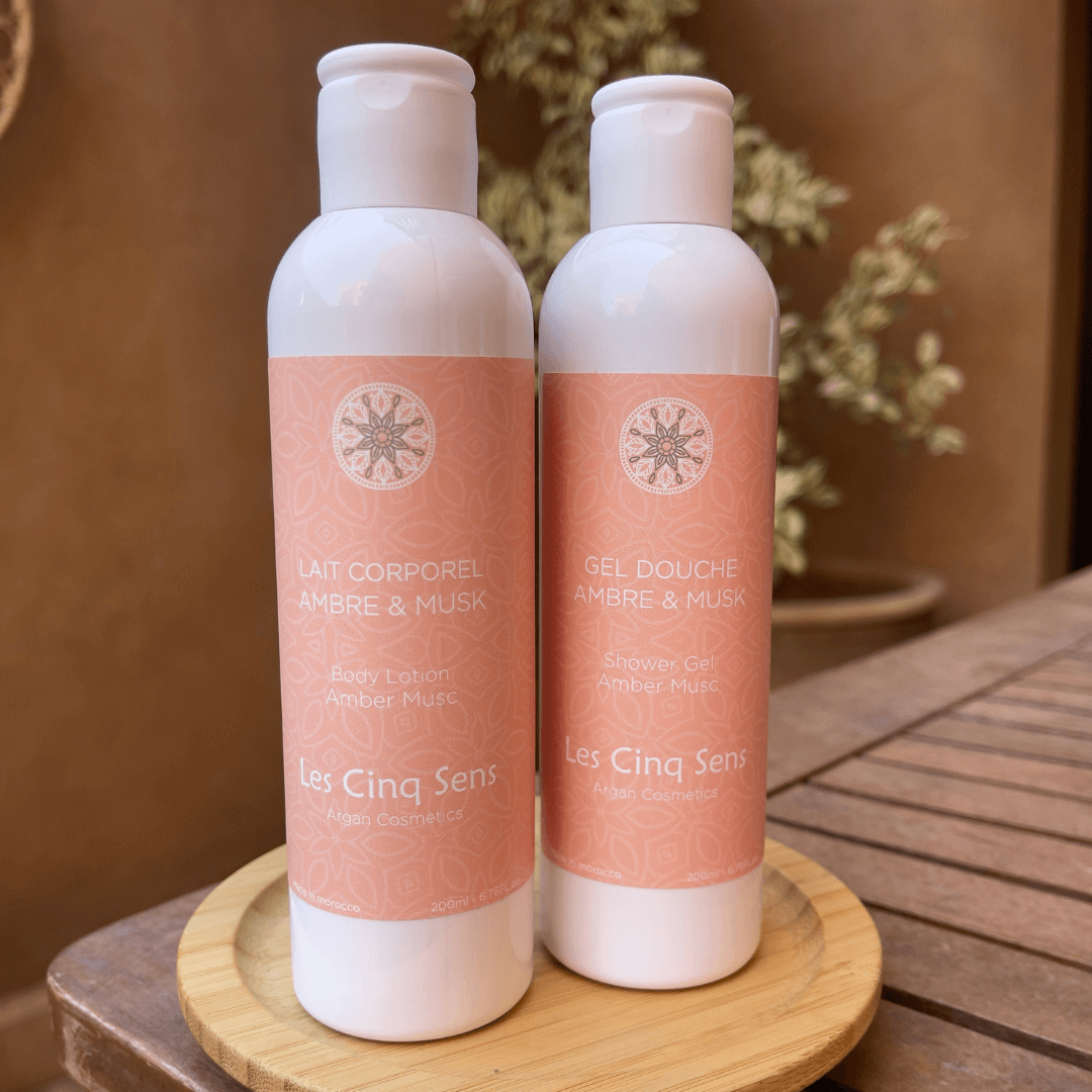 Lait Corporel Ambre & Musc 200ml – Hydratation & Parfum Envoûtant