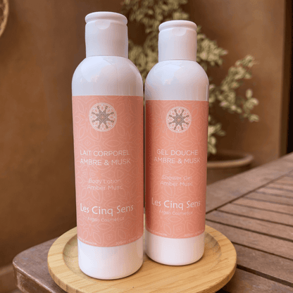 Lait Corporel Ambre & Musc 200ml – Hydratation & Parfum Envoûtant