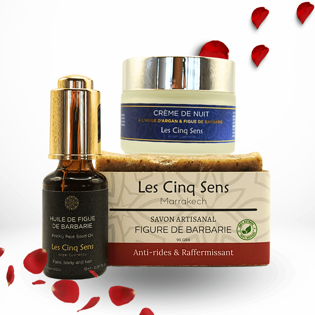 Coffret Éclat Jeunesse à la Figue de Barbarie – Anti-Âge, Raffermissant et Régénérant