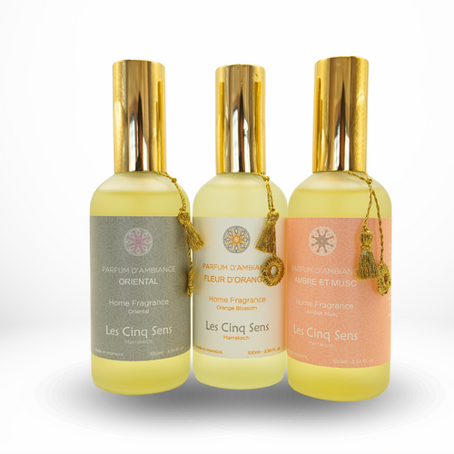 Coffret Parfums d’Ambiance – Fleur d’Oranger, Ambre Musc & Oriental