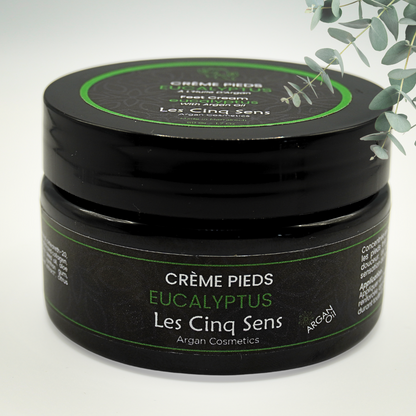 Crème Réparatrice Pieds Eucalyptus 100ml – Hydratation & Réparation | Huile d’Argan Bio