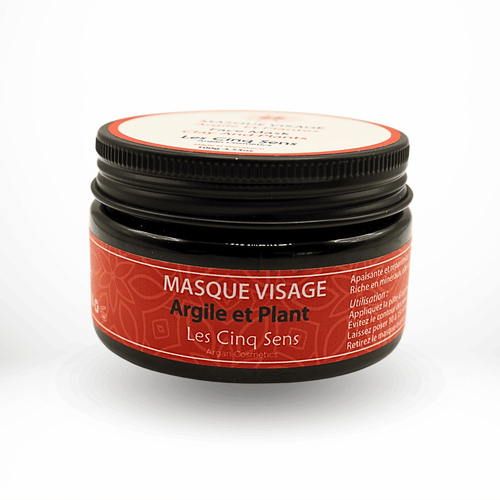 Masque Visage Argile & Plantes BIO 100ml – Purifiant & Détoxifiant