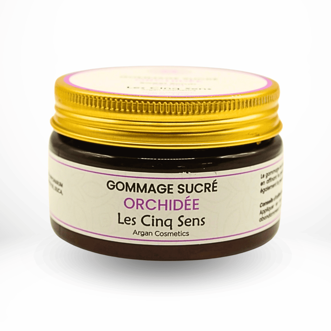 Gommage sucré Orchidée Naturel 100g | Peau Douce & Éclatante