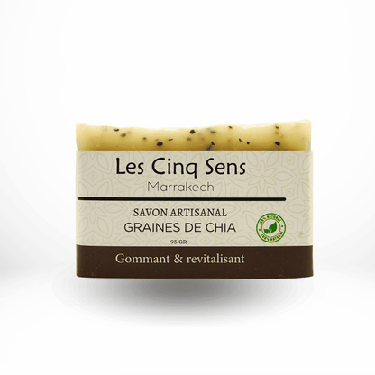 Savon Solide Exfoliant aux Graines de Chia - 75g