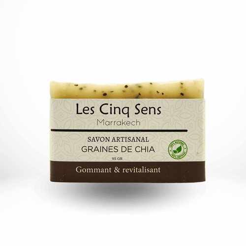Savon Solide Exfoliant aux Graines de Chia - 75g