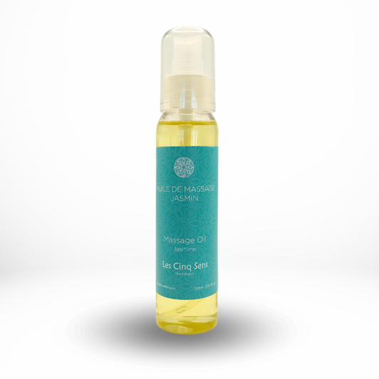 Huile de Massage Jasmin 100ml – Relaxante & Sensuelle