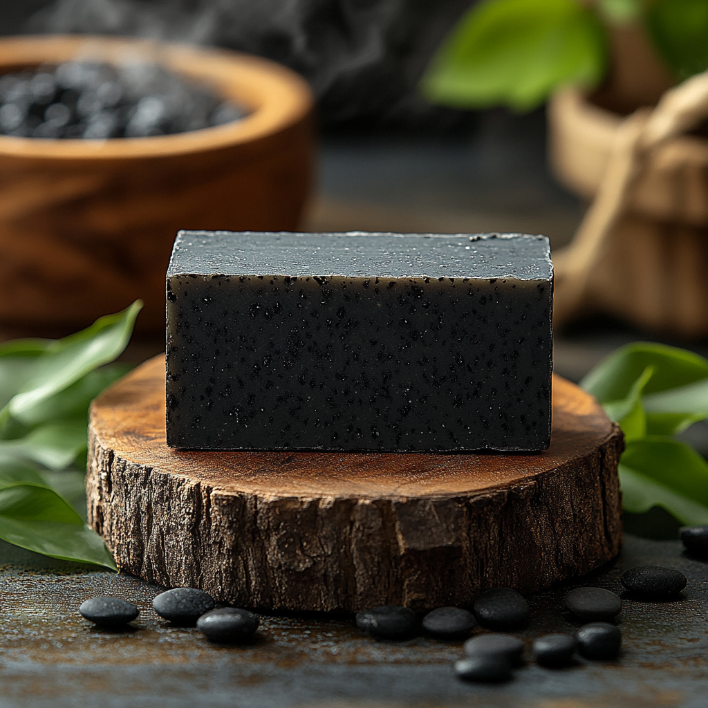 Savon Solide Charbon - Purifiant & Détoxiquant