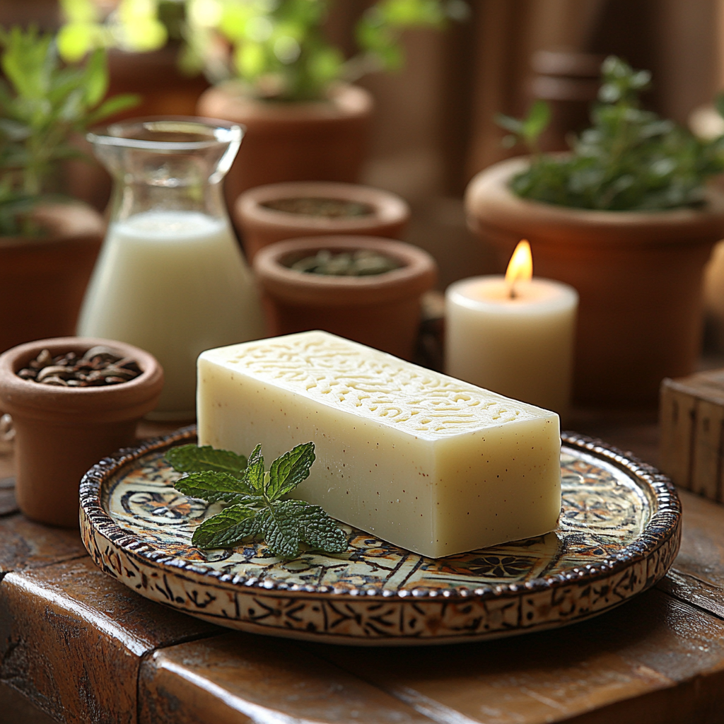 Savon Solide Lait de Chèvre 75g – Hydratant & Apaisant